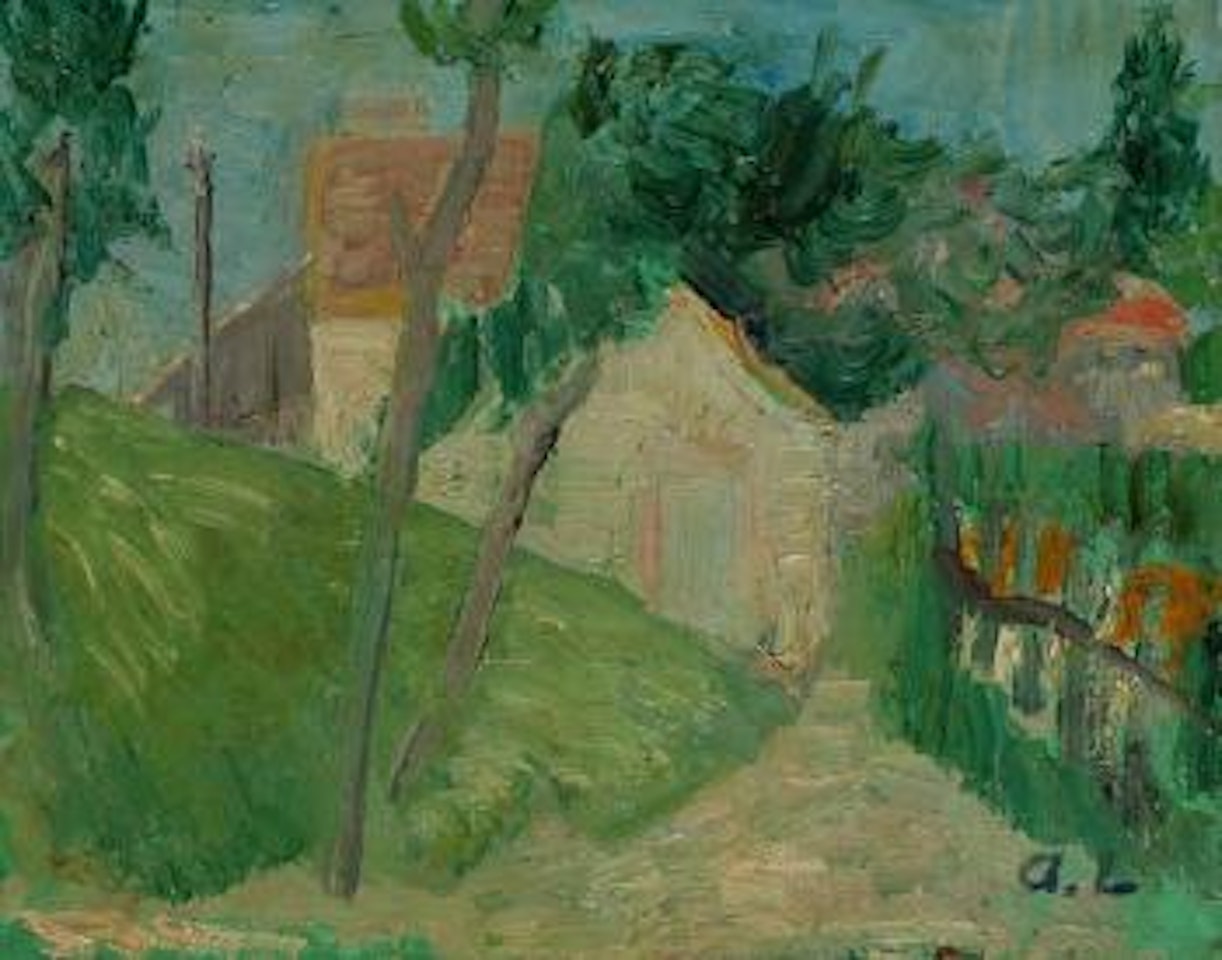 Paysage au maisons by André Lanskoy