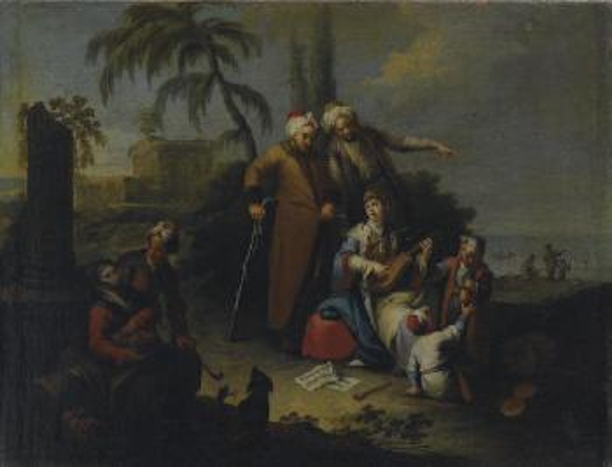 Scene galanti by Venetian School