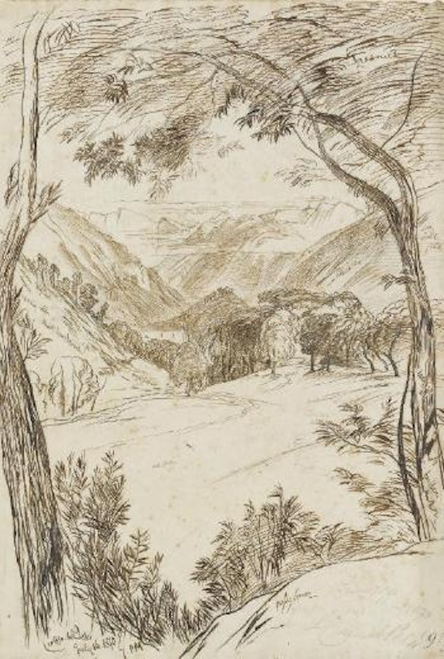 Certosa di Pesio by Edward Lear