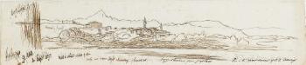 Saluzzo, Italia by Edward Lear