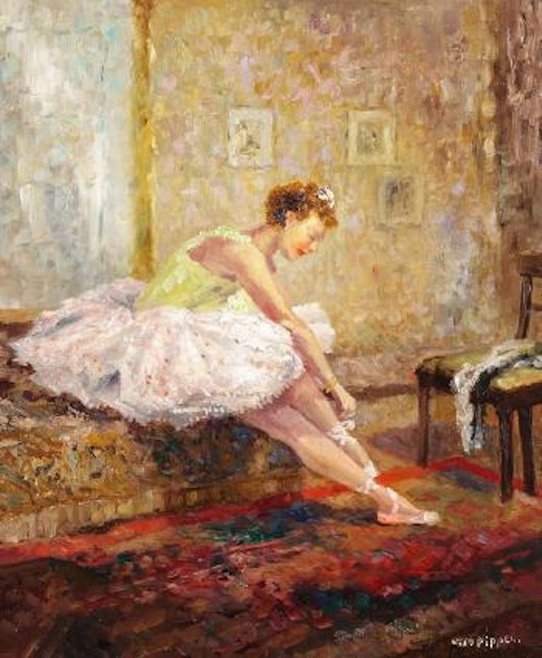 In der garderobe by Otto Pippel