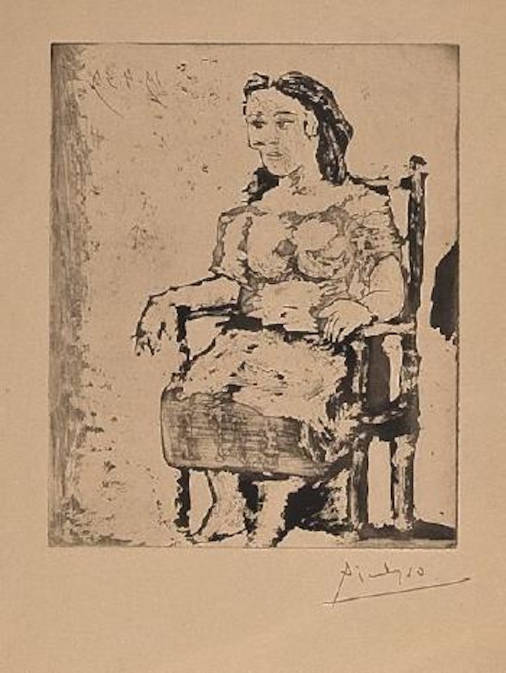 Femme au fauteuil II (Dora Maar) by Pablo Picasso