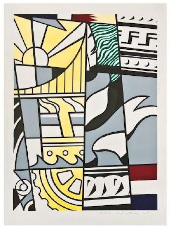 Bicentennial print by Roy Lichtenstein