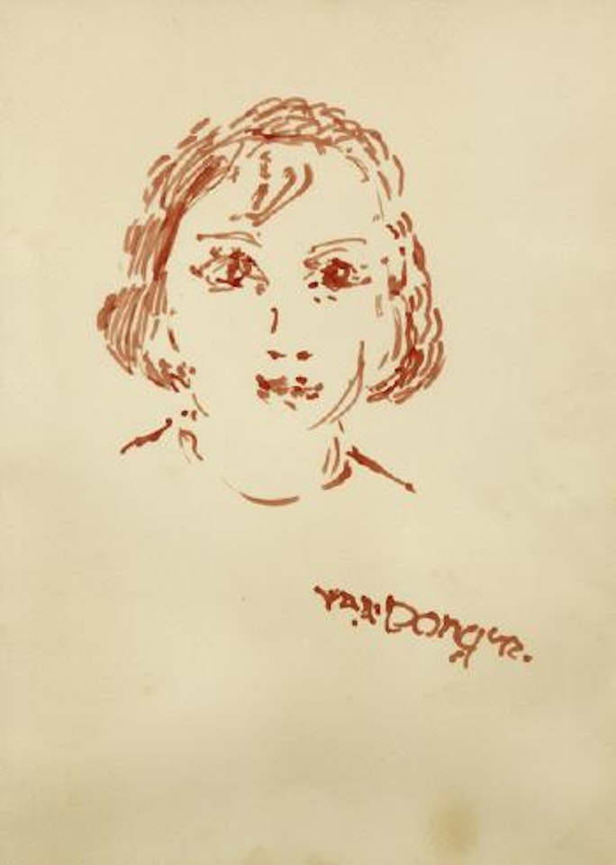 Portrait de Anna-Marie by Kees van Dongen