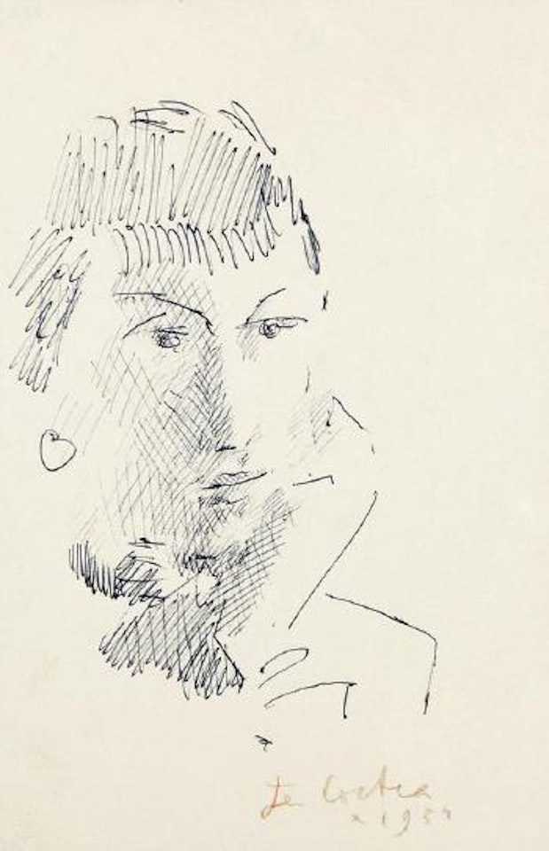 Portrait de femme by Jean Cocteau