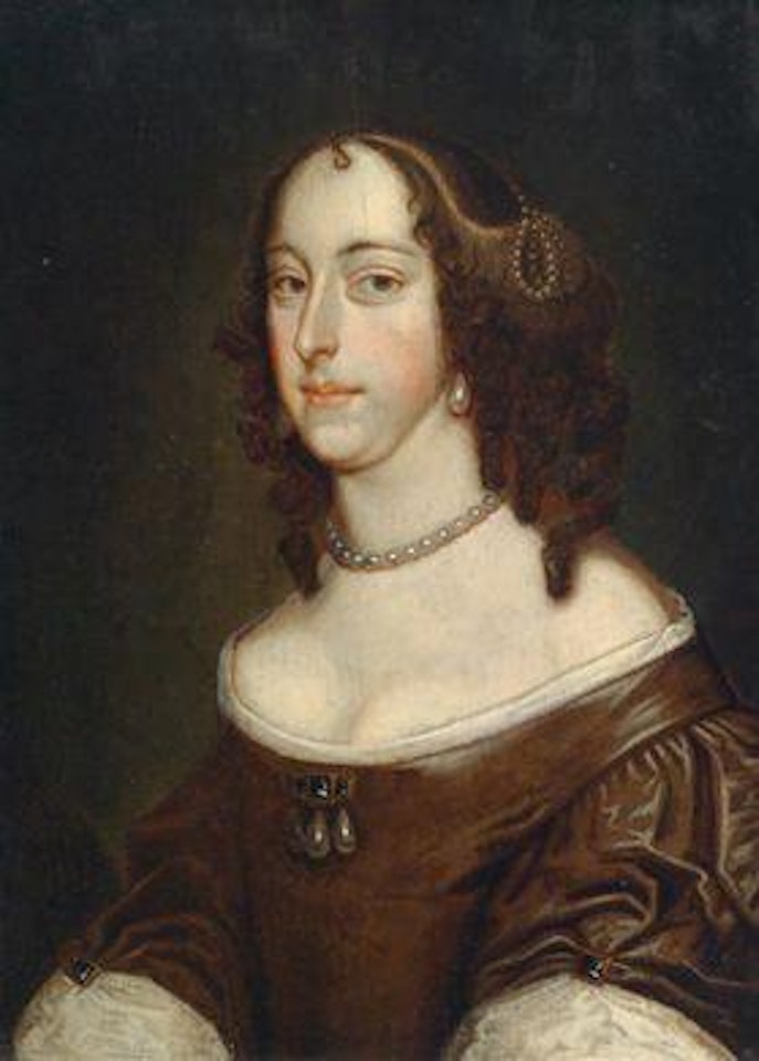 Porträt einer dame, traditionell identifiziert als Margaret, Lady Culpeper (nee van Hesse) by Abraham van den Tempel
