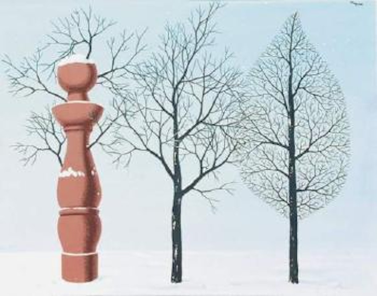 Les Nouvelles annees by René Magritte