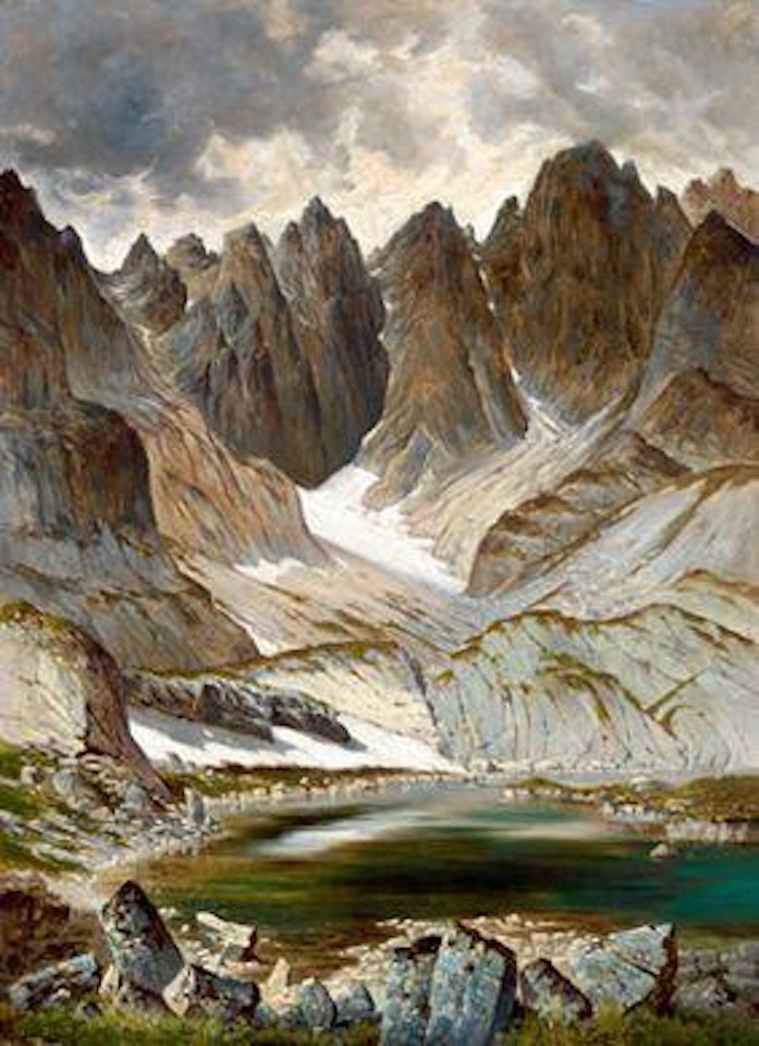 At the Five Lakes in the smaller Kohlbach Thale by Theodor von Hörmann