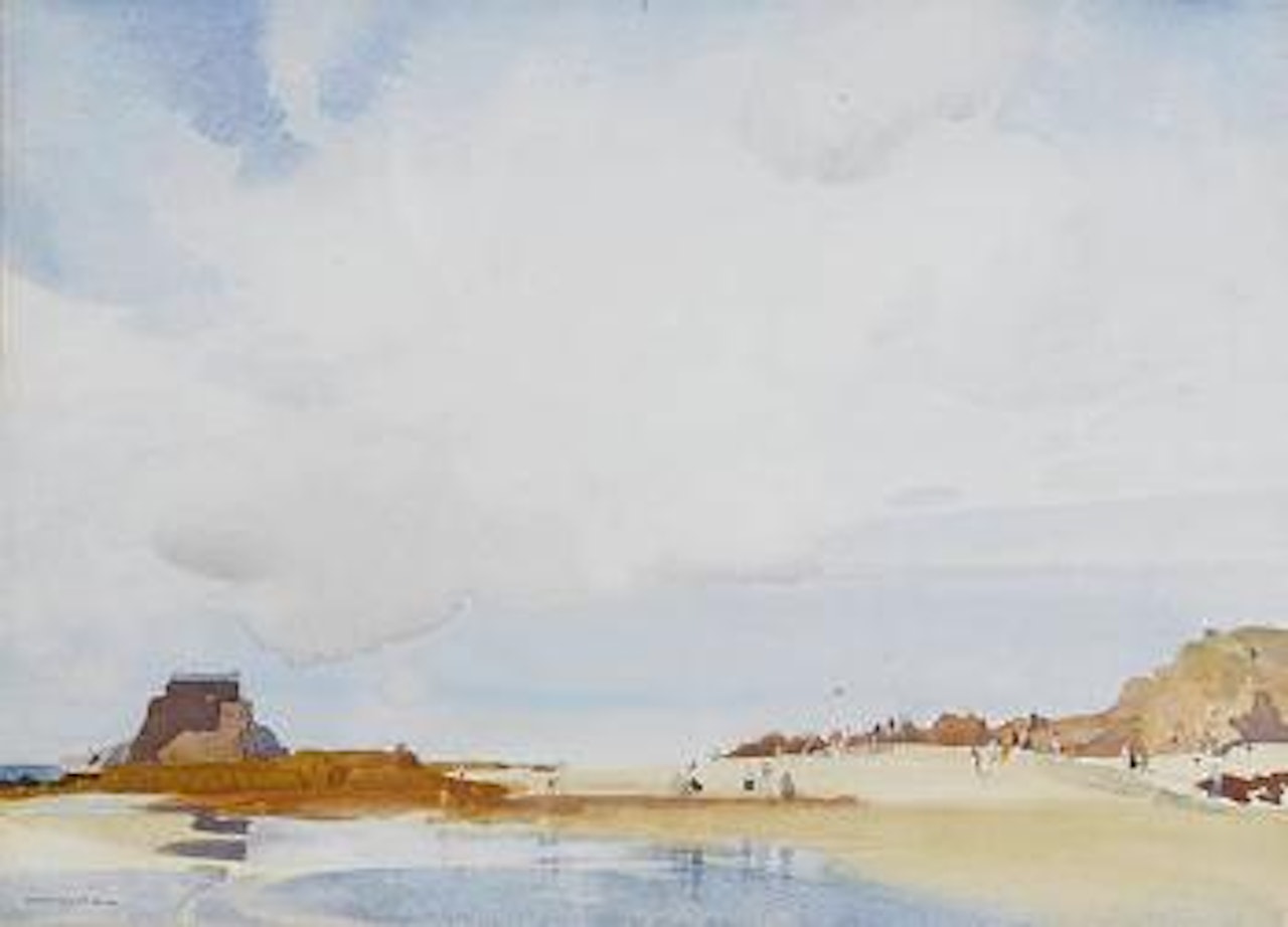 The way to the fort by William Russell Flint
