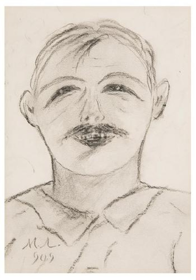 Self portrait by Mikhail Larionov