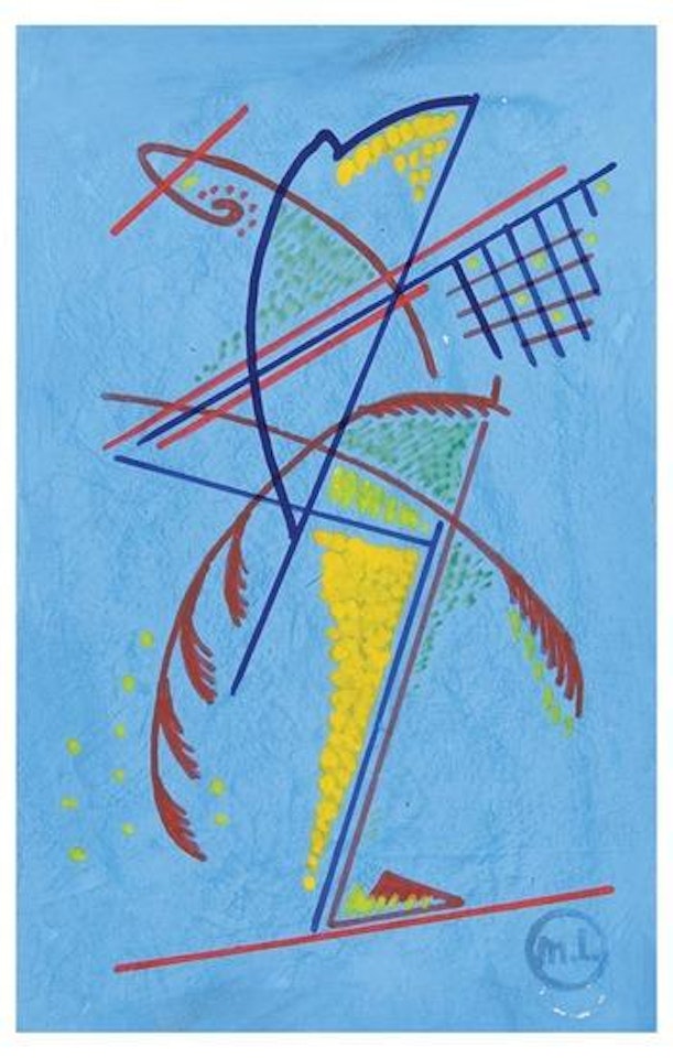 Postcard by Mikhail Larionov