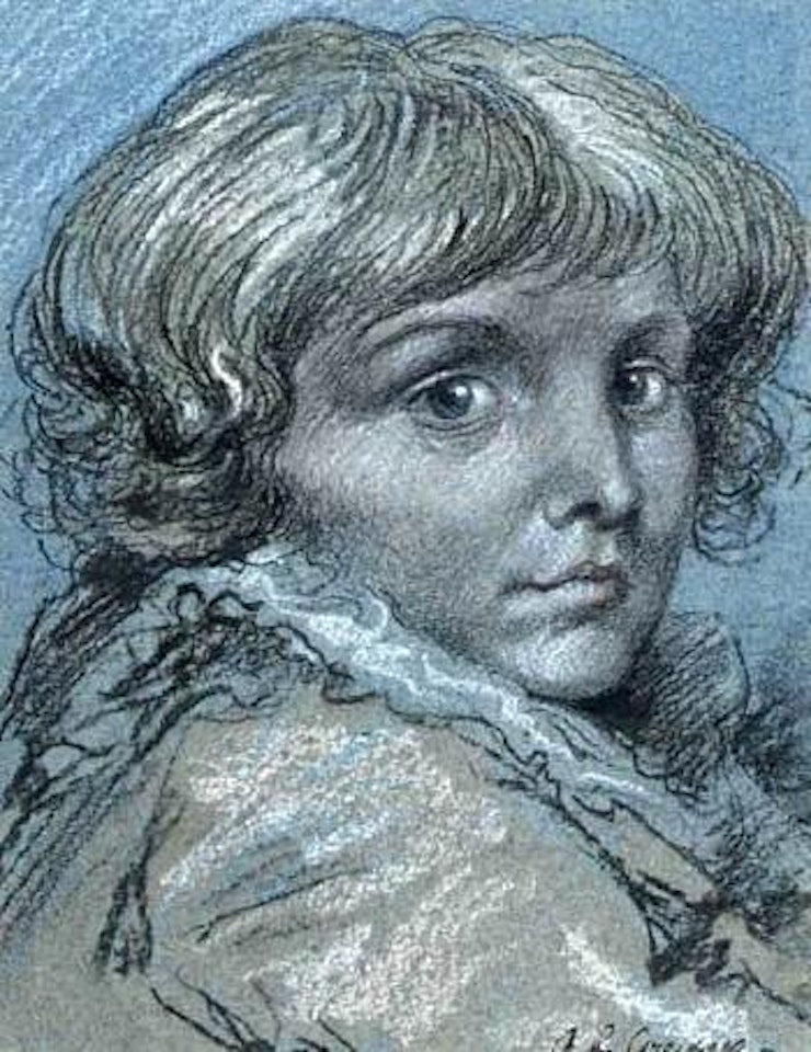 Head of a boy by Jean-Baptiste Greuze