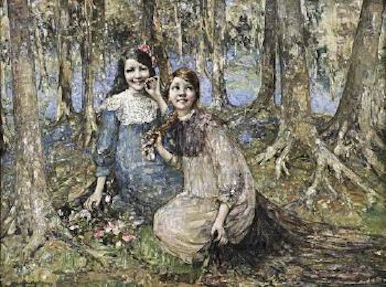 Hyacinth Time by Edward Atkinson Hornel
