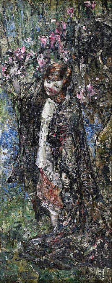 Cherry blossom by Edward Atkinson Hornel