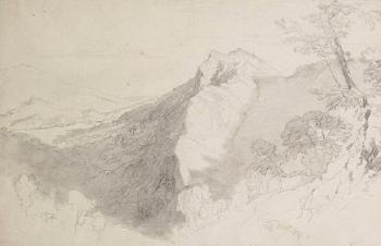 Civitella de Subiaco by Edward Lear