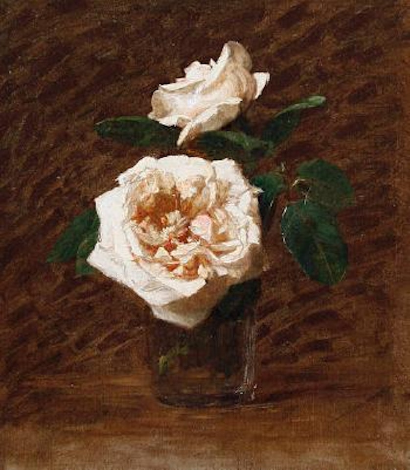 Study of roses by Victoria Fantin-Latour
