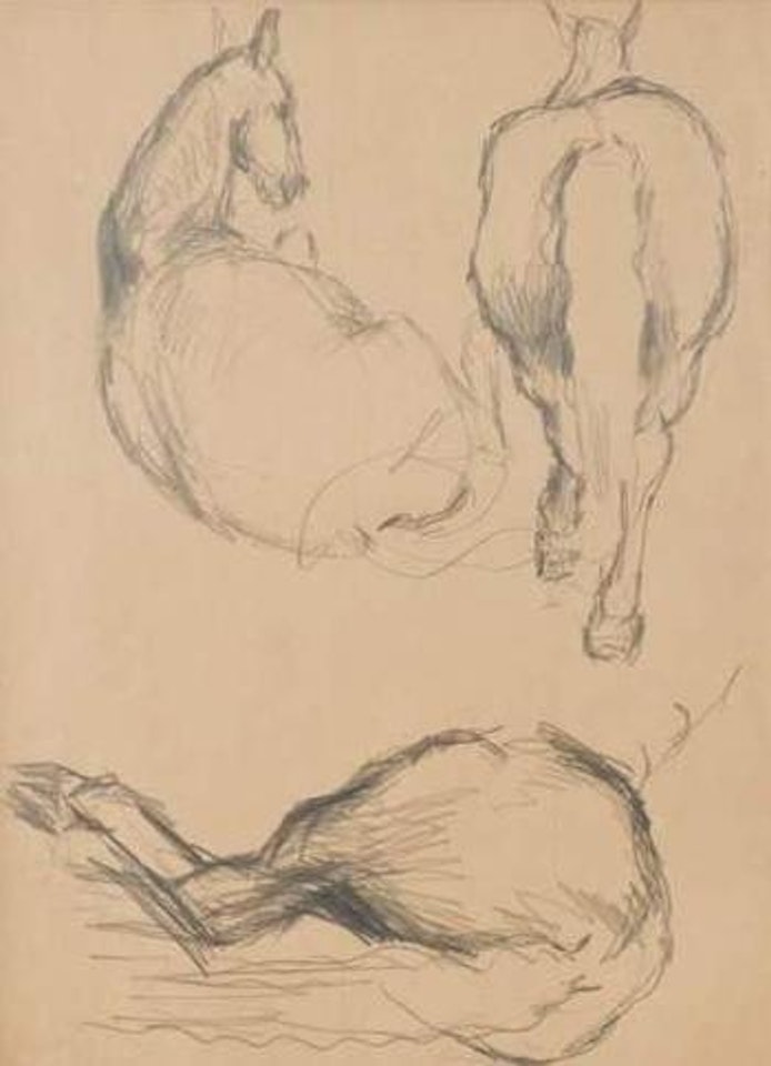 Horse studies (for circus) by Alexander Calder