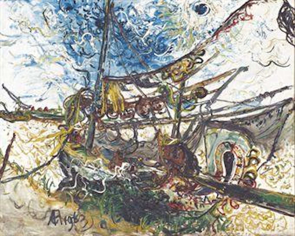 Boats by Affandi