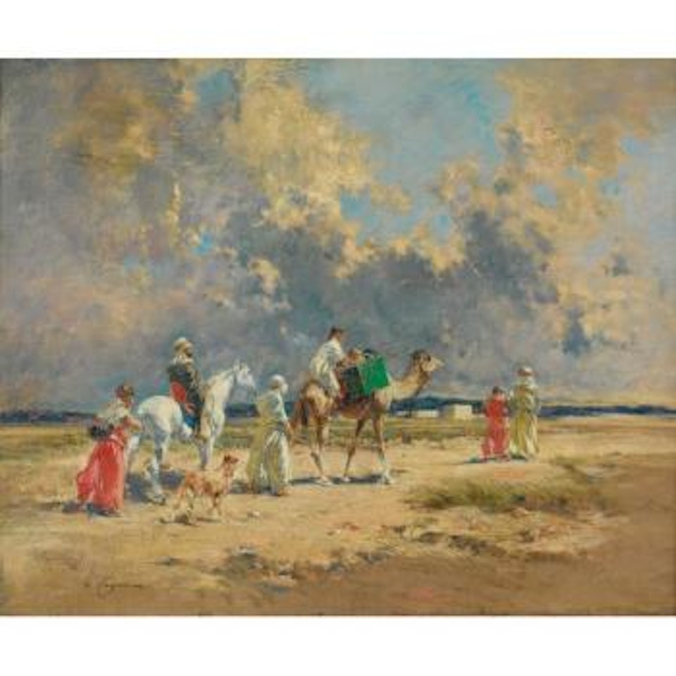 La Caravane by Victor Pierre Huguet