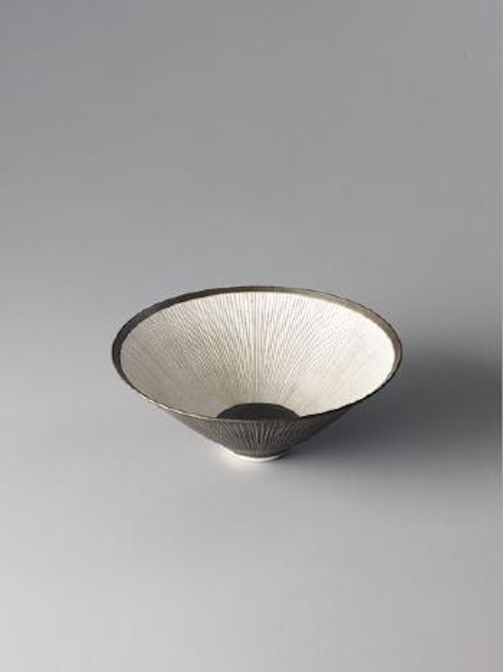 Conical bowl by Lucie Rie