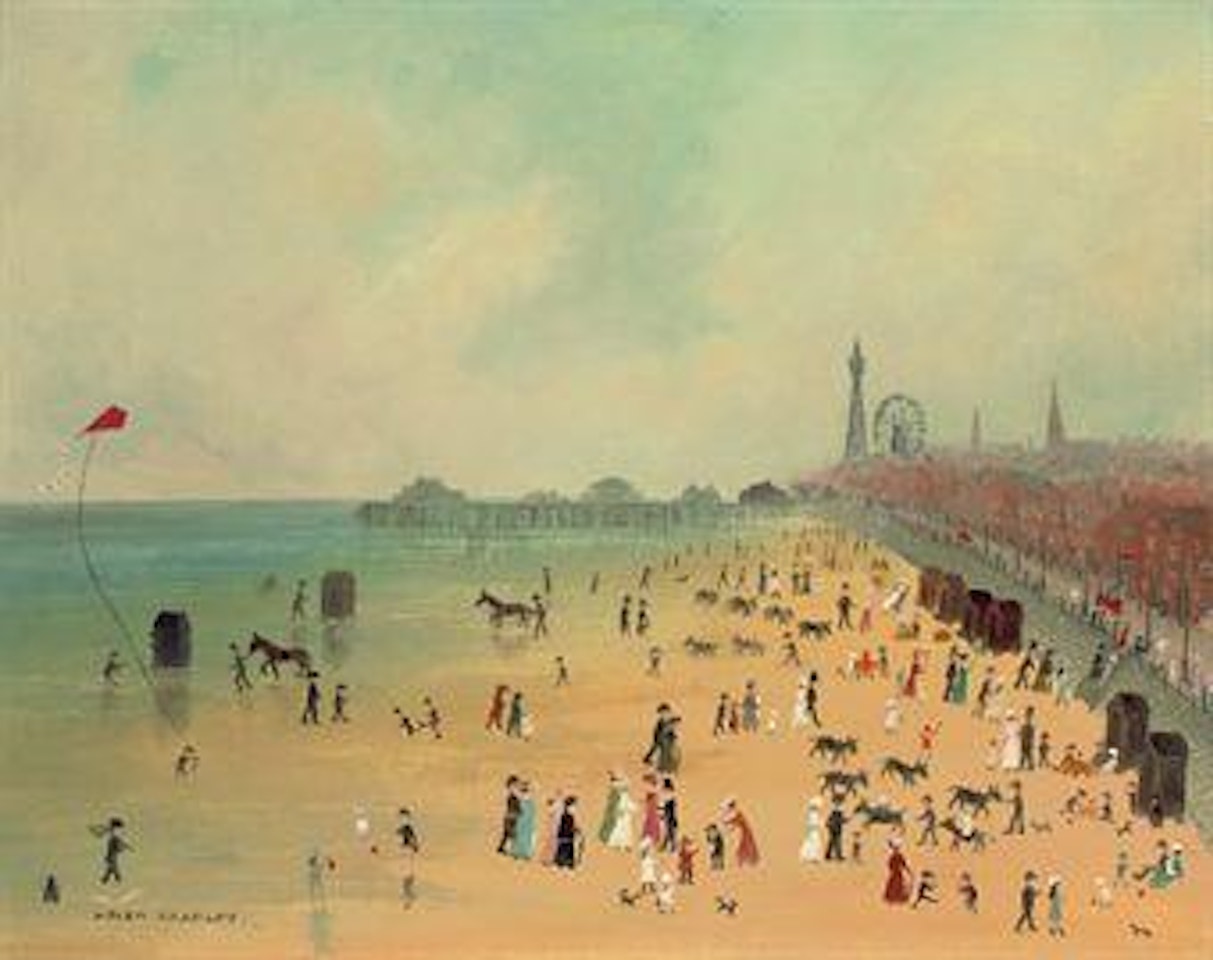 Blackpool Sands by Helen Bradley