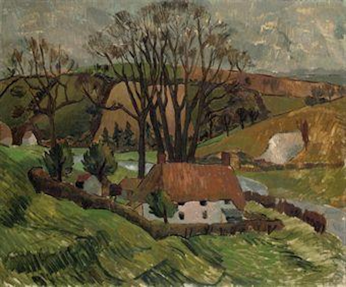 Cottage at Broadchalke, Wiltshire by Christopher Wood
