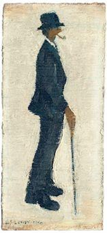 Figure Study II (man with pipe) by Laurence Stephen Lowry