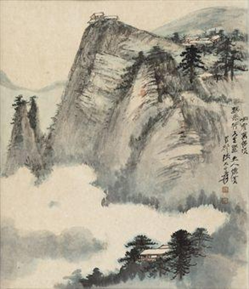 Mount E'mei by Zhang Daqian