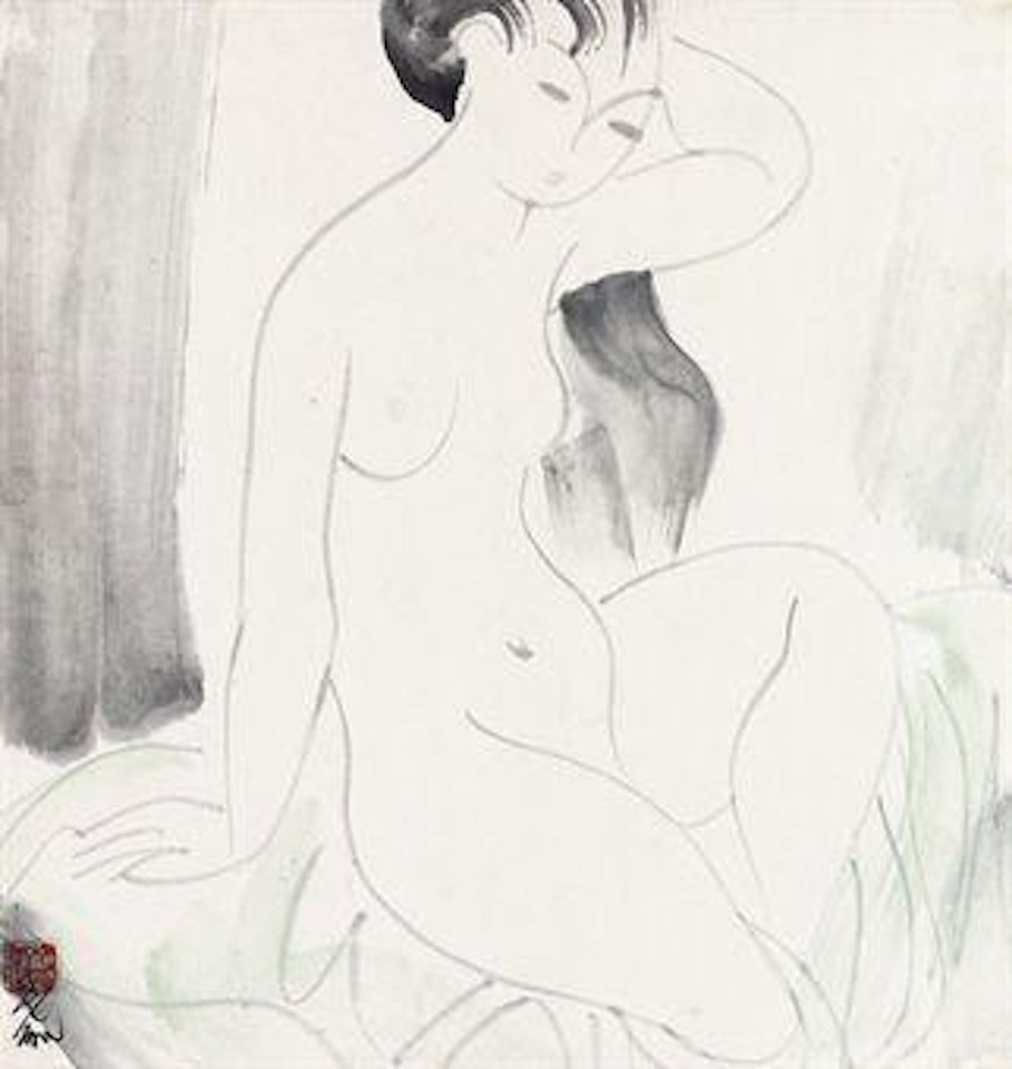 Nude by Lin Fengmian