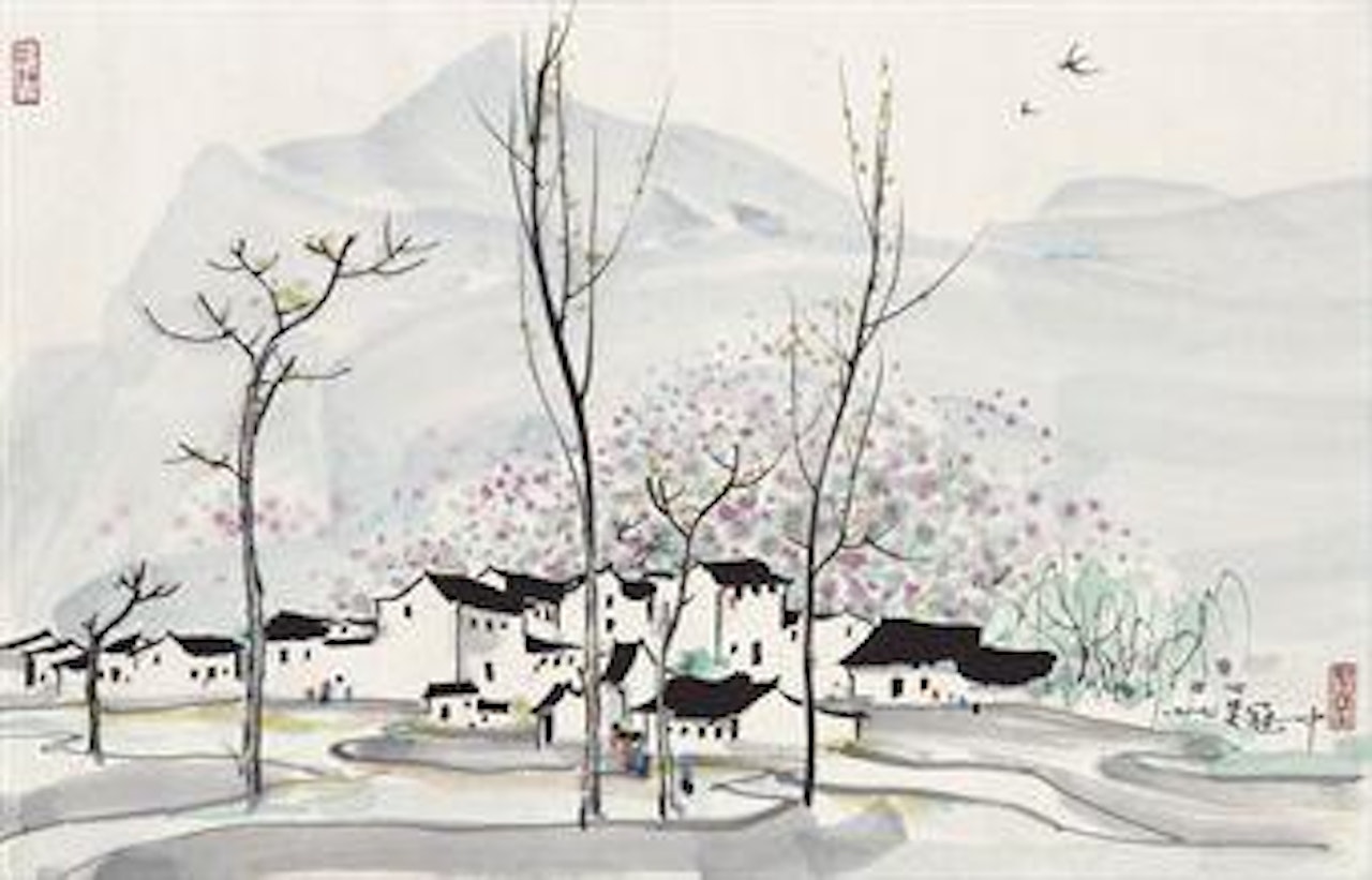 Spring by Wu Guanzhong