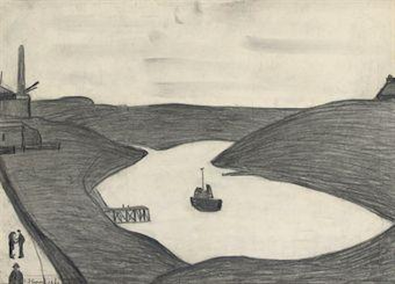 The Wear, Sunderland by Laurence Stephen Lowry