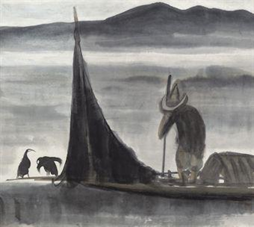 Fisherman by Lin Fengmian