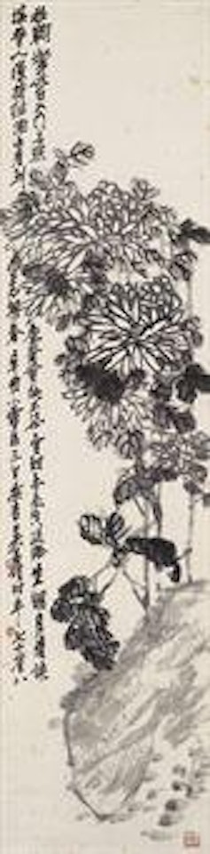 Autumn Chrysanthemums by Wu Changshuo