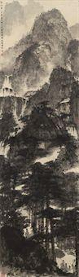 Landscape Inspired by Dufu's Poetic Sentiments by Fu Baoshi