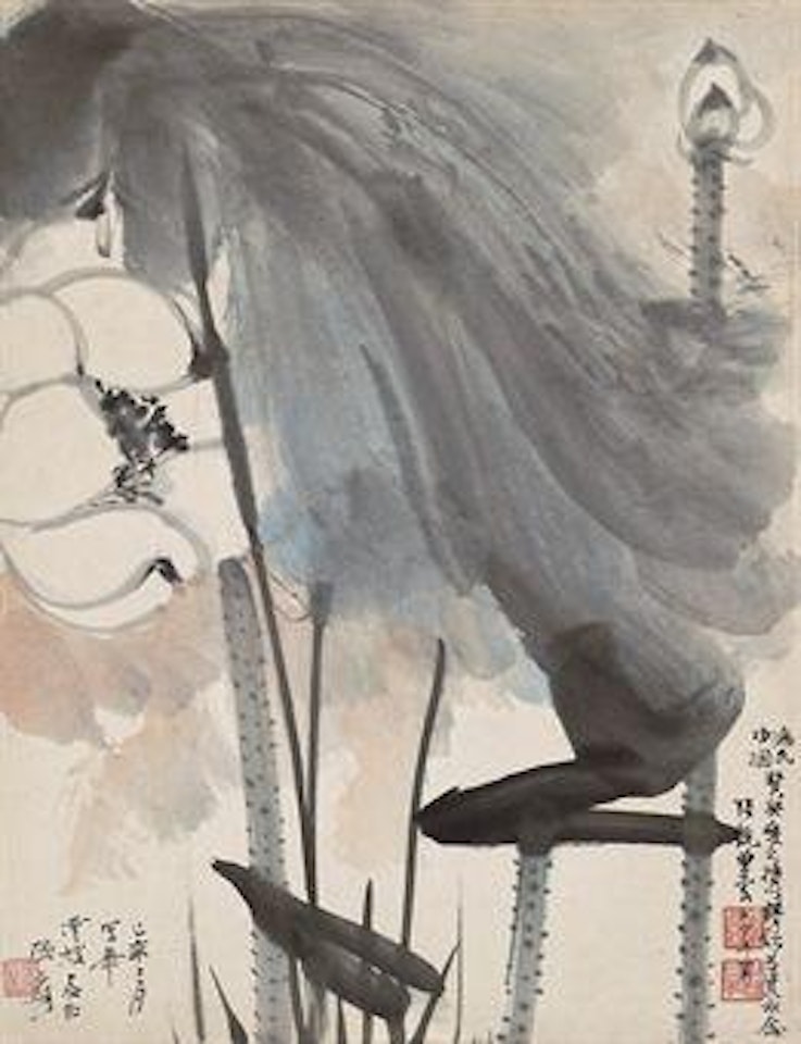 Lotus by Zhang Daqian