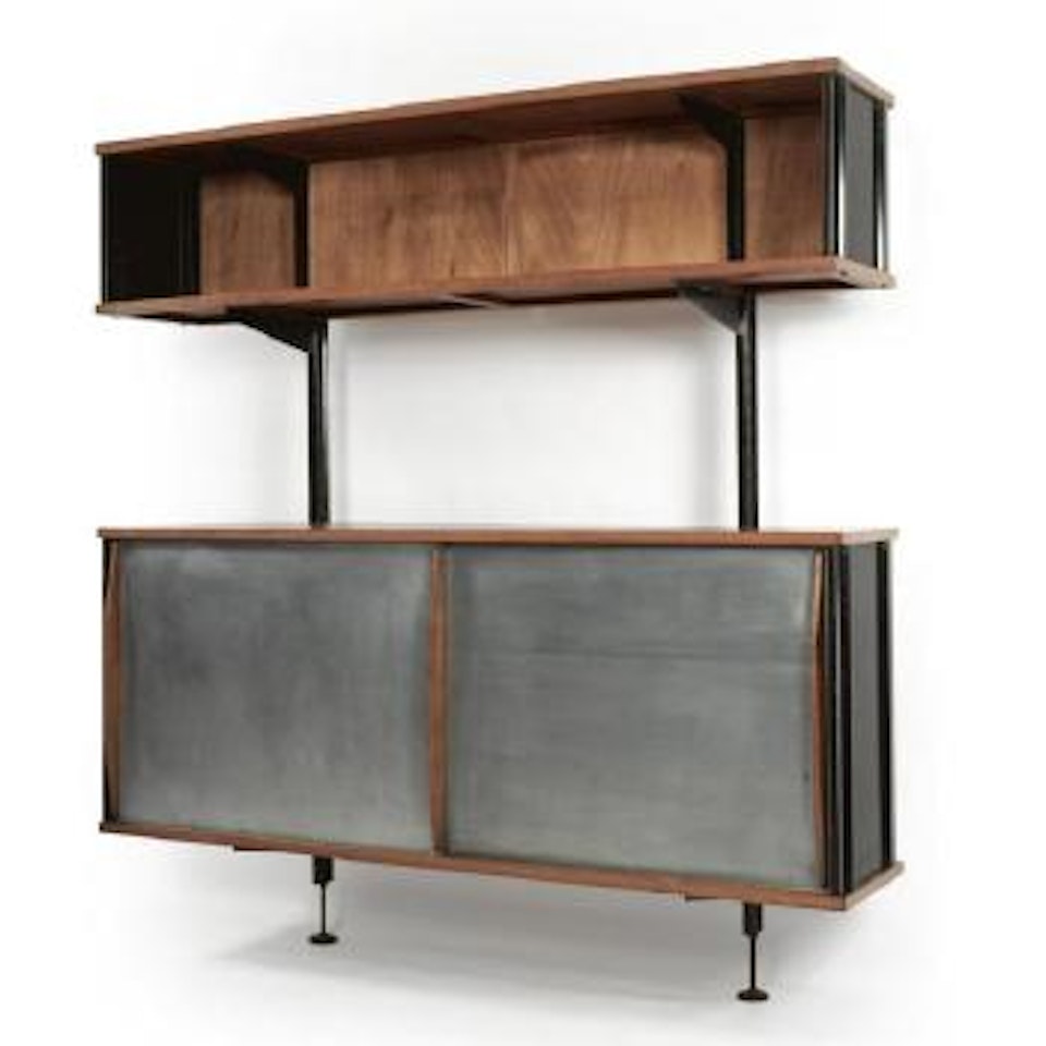 Wall-mounted Storage Unit by Jean Prouvé