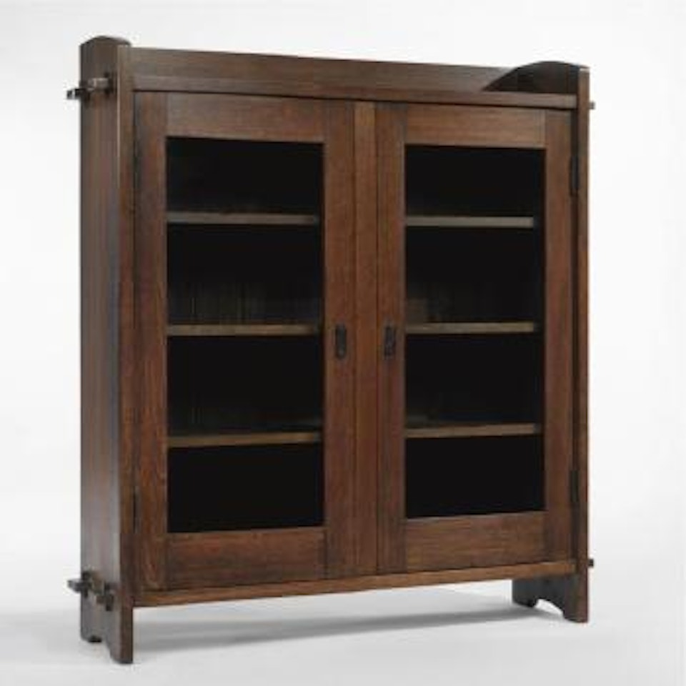 A Rare Bookcase by Gustav Stickley