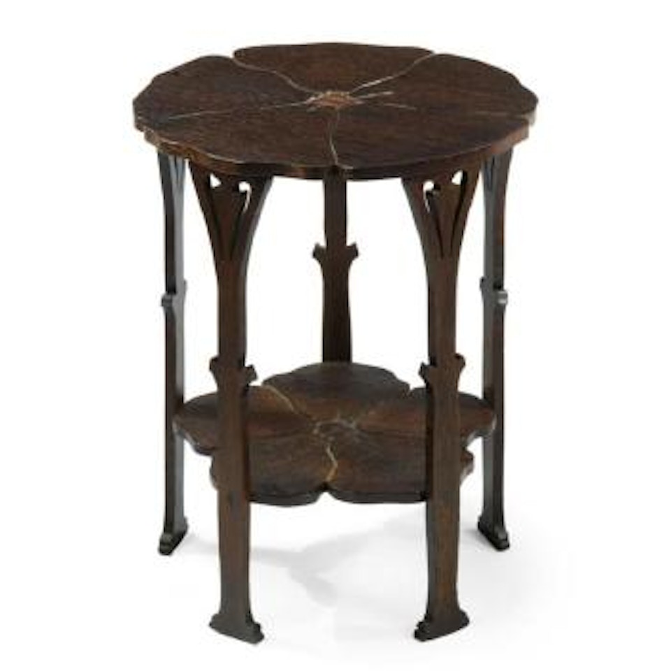 A Rare 'Poppy' Table by Gustav Stickley