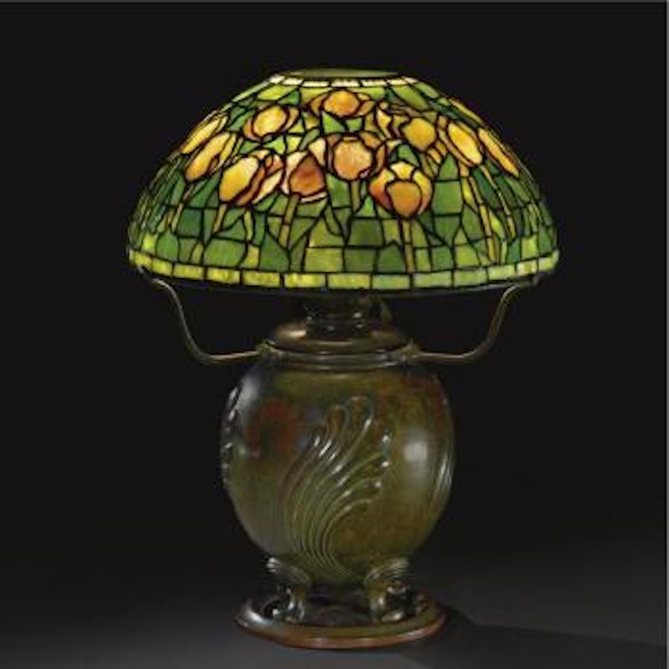 Tulip Table Lamp by Tiffany Studios