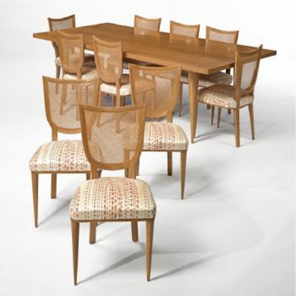 Dining Table And Ten Chairs by Jean Royere