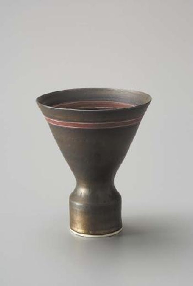Conical vase by Lucie Rie