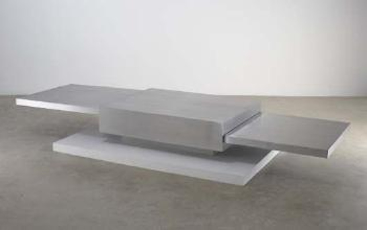Low adjustable table by Gabriella Crespi