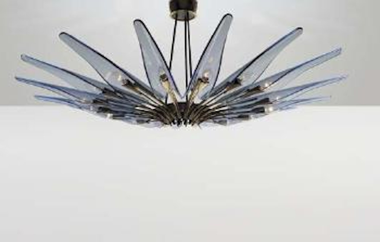 Dahlia chandelier by Max Ingrand