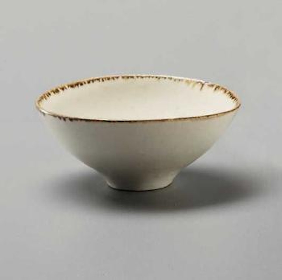 Miniature oval bowl by Lucie Rie