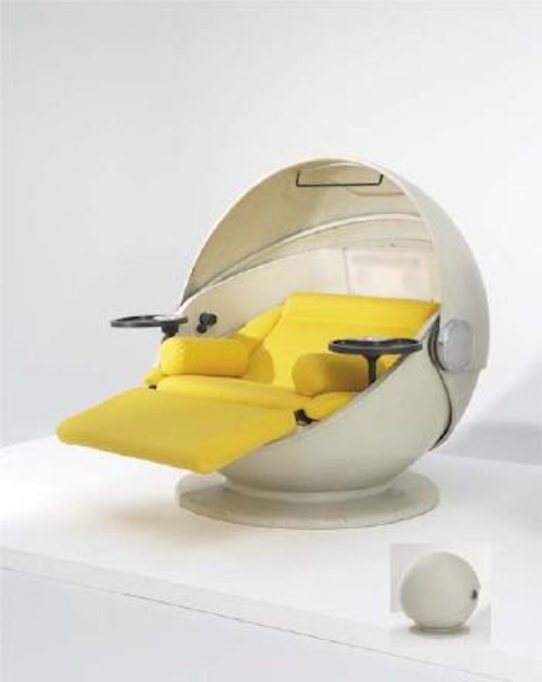 Rare Sunball lounge chair by Gunter Ferdinand Ris by Herbert Selldorf