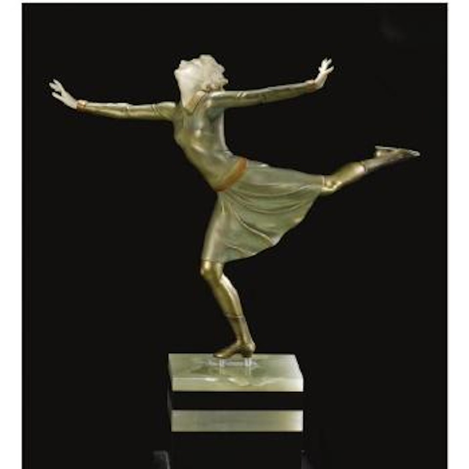 The Skater: An Art Deco Figure by Ferdinand Preiss