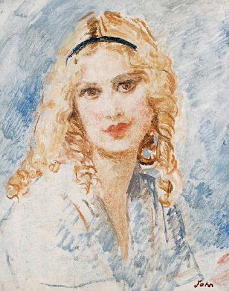 Portrait of a woman by Augustus Edwin John