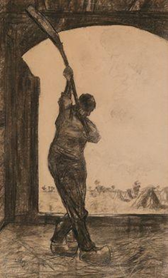 The thrasher by Lesser Ury