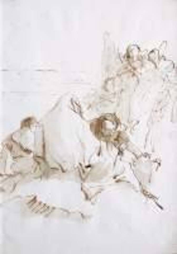 Adoration de l'enfant Jesus by Giovanni Battista Tiepolo