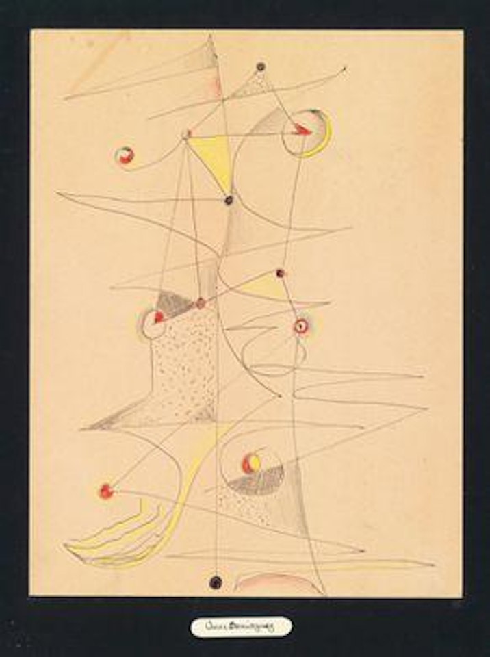 Composition abstraite by Oscar Dominguez